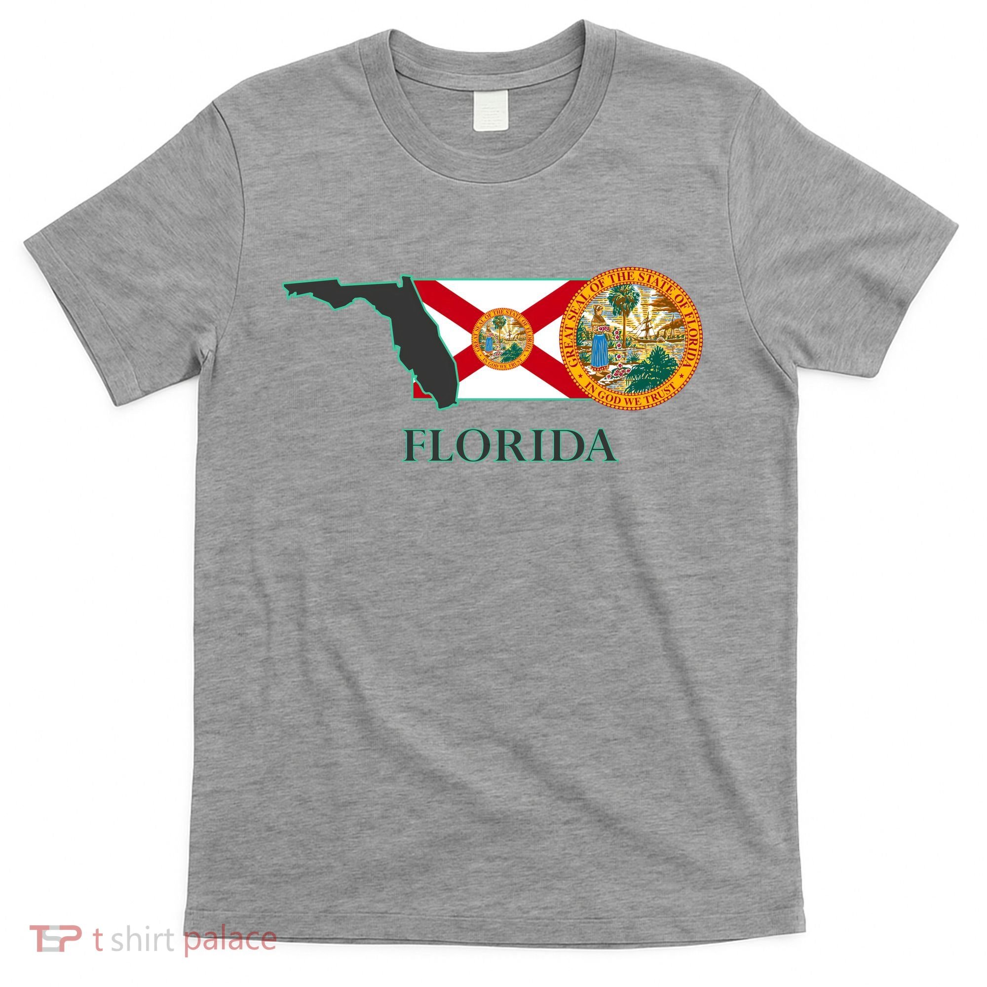 Florida Seal And Flag T-Shirt