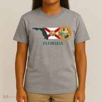 Florida Seal And Flag T-Shirt thumb 4