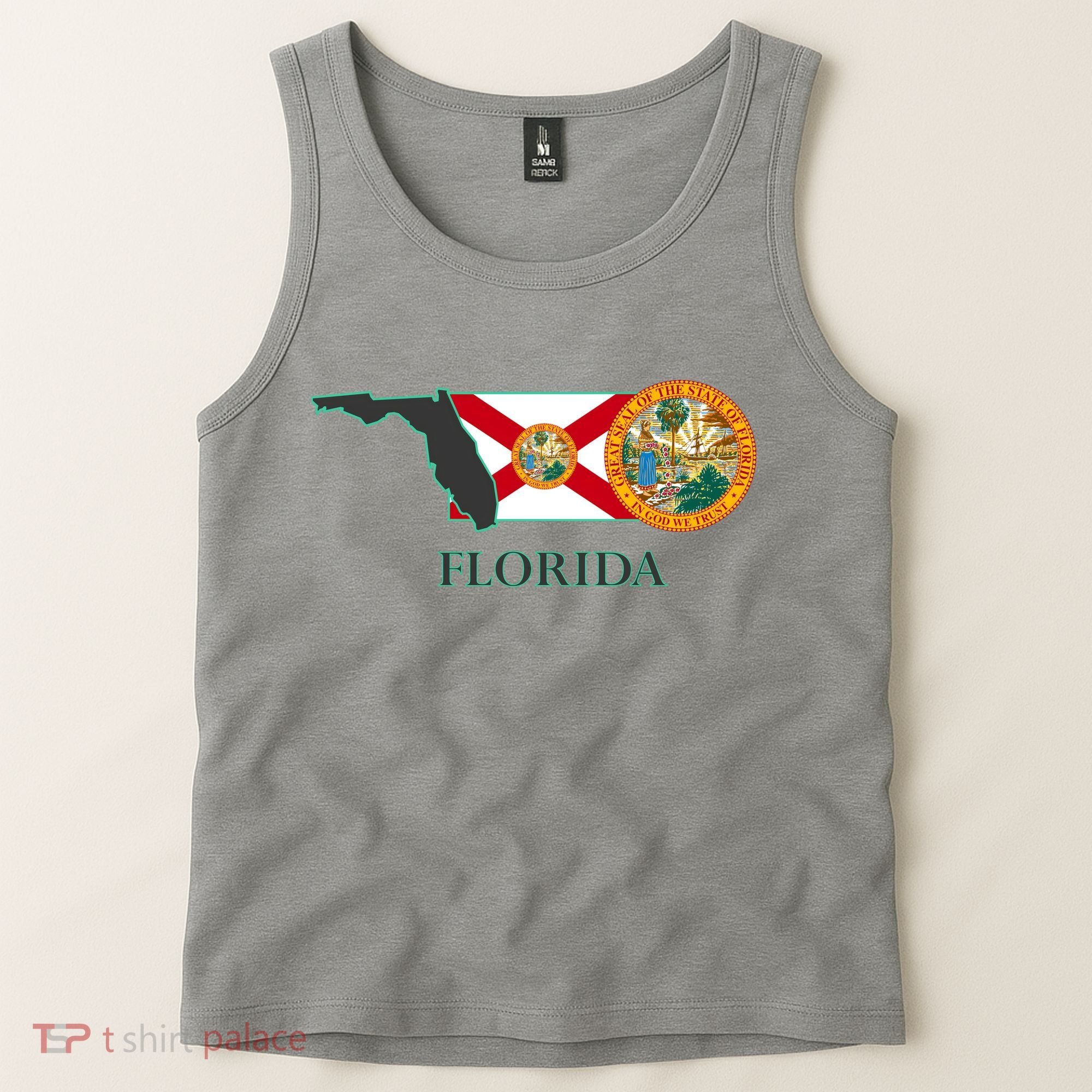 Florida Seal And Flag Tank Top
