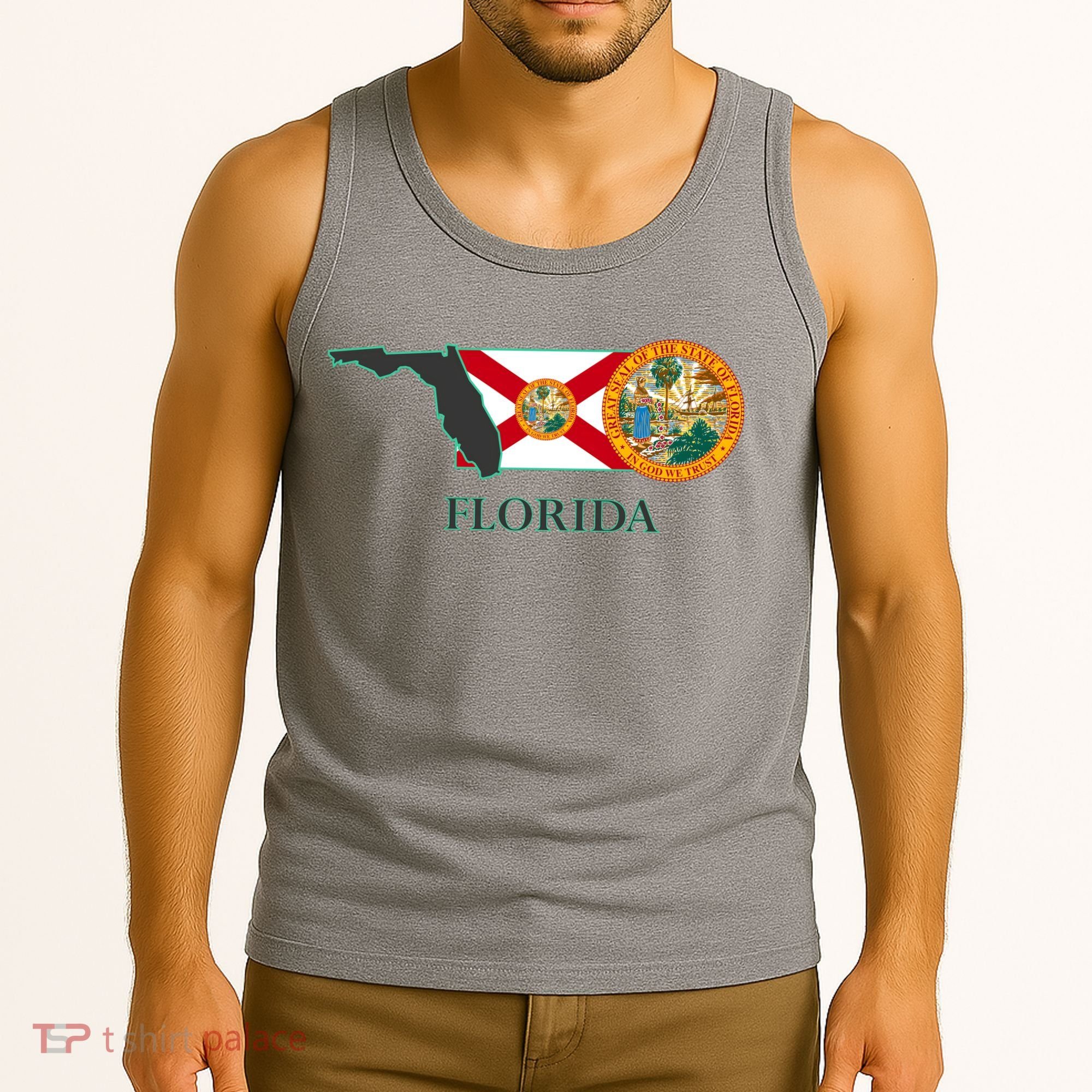Florida Seal And Flag Tank Top