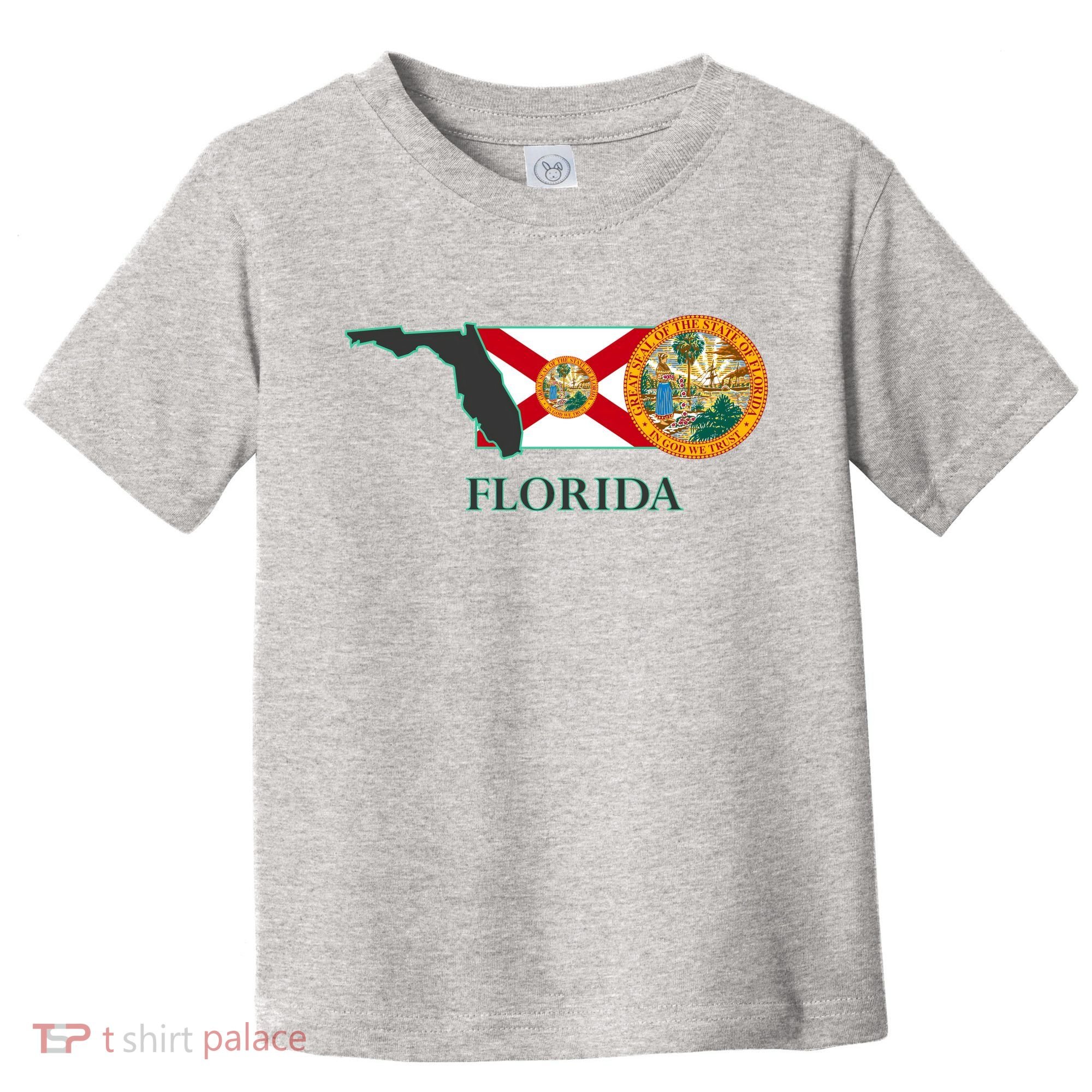 Florida Seal And Flag Toddler T-Shirt