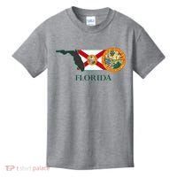 Florida Seal And Flag Kids T-Shirt thumb 0