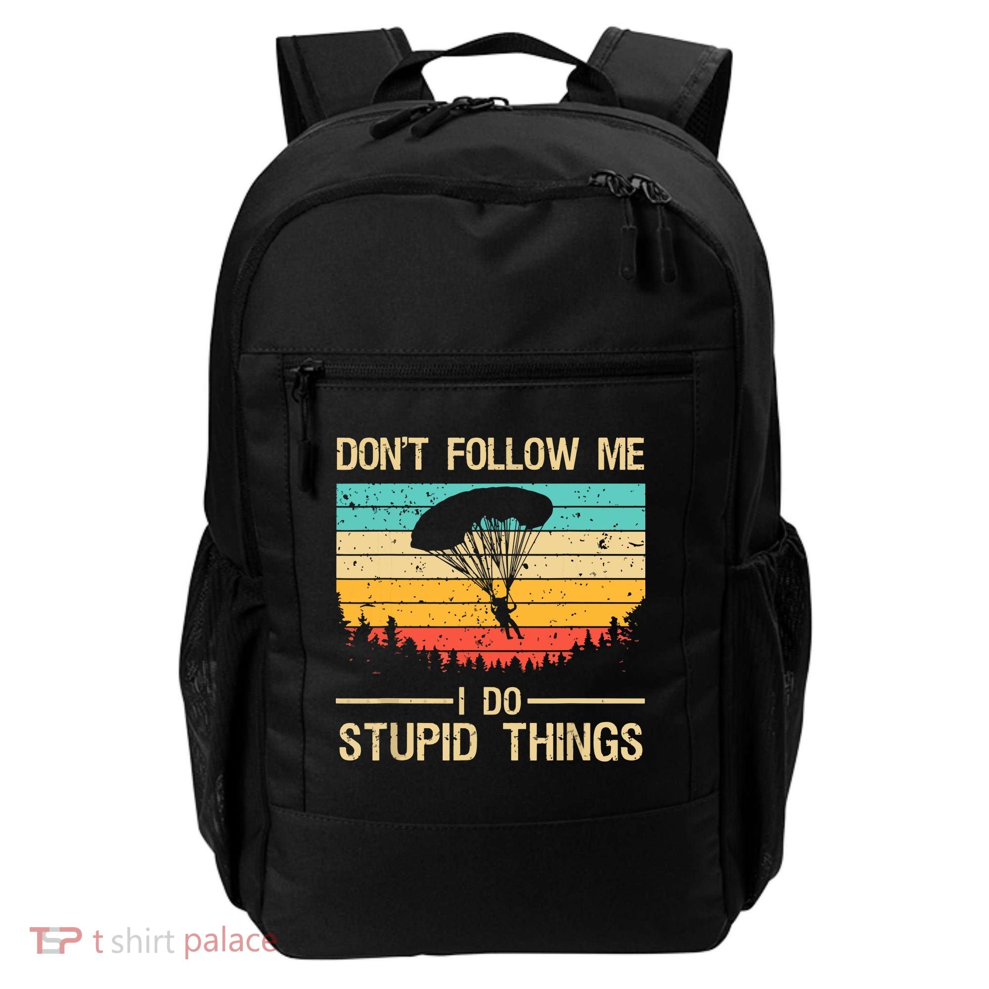 Funny Skydiving Art For Men Women Skydiver Skydive Lovers Backpack