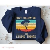 Funny Skydiving Art For Men Women Skydiver Skydive Lovers Sweatshirt thumb 2