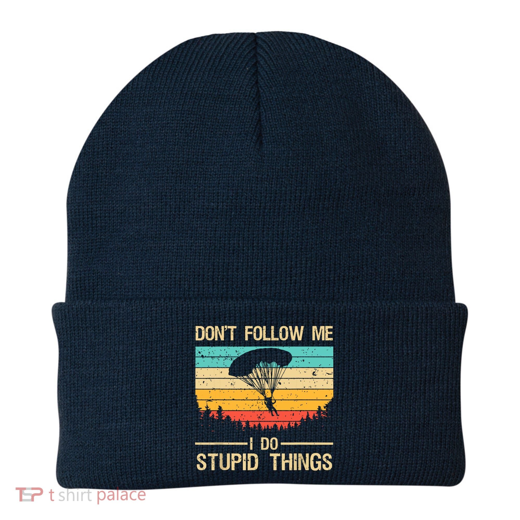 Funny Skydiving Art For Men Women Skydiver Skydive Lovers Beanie