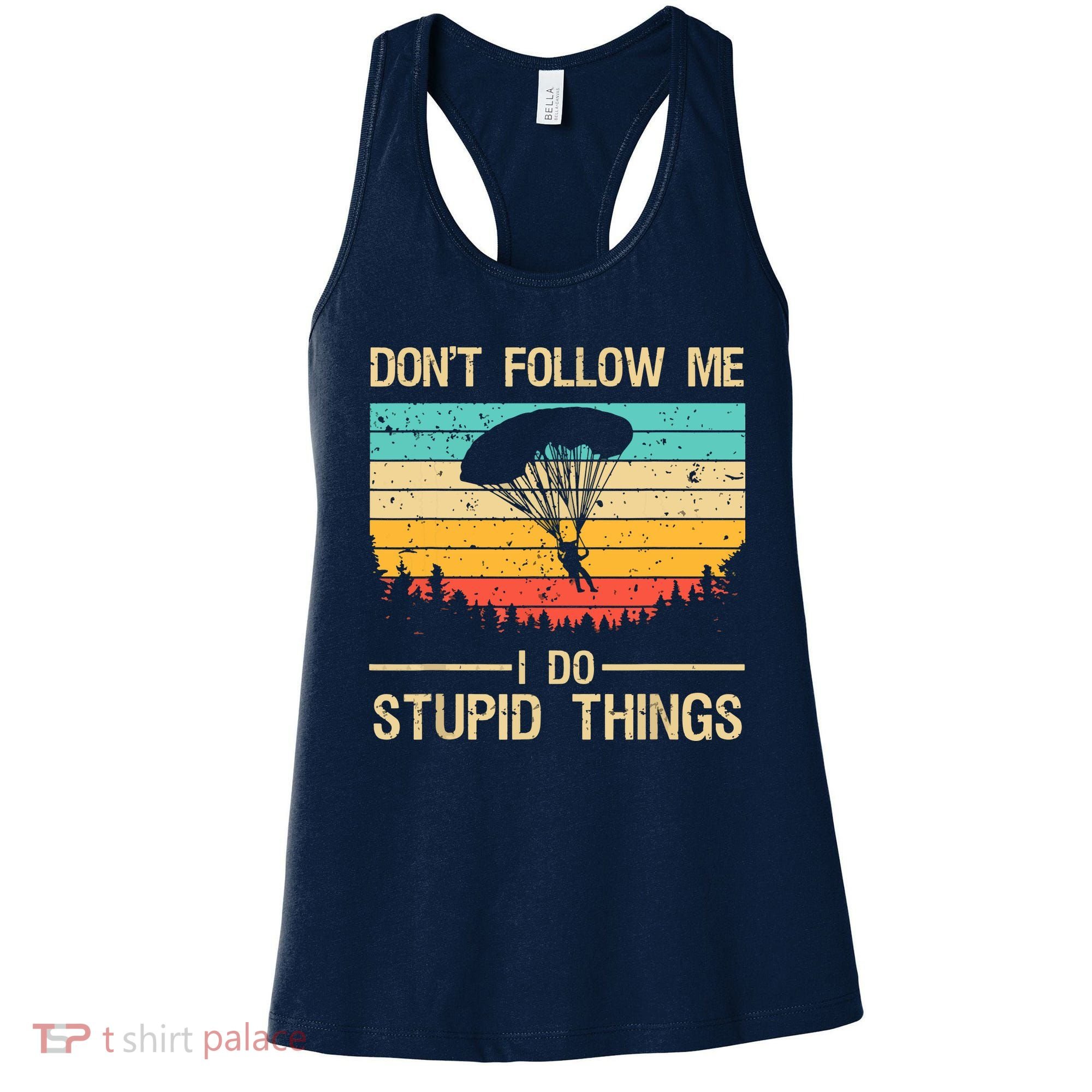 Funny Skydiving Art For Men Women Skydiver Skydive Lovers Women's Tank Top