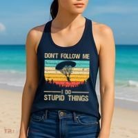 Funny Skydiving Art For Men Women Skydiver Skydive Lovers Women's Tank Top thumb 2