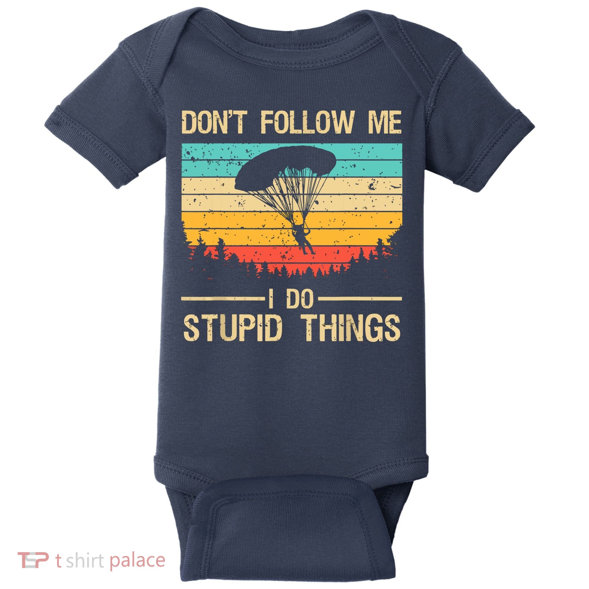 Funny Skydiving Art For Men Women Skydiver Skydive Lovers Baby Bodysuit