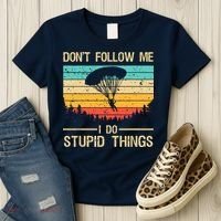 Funny Skydiving Art For Men Women Skydiver Skydive Lovers Women's T-Shirt thumb 3
