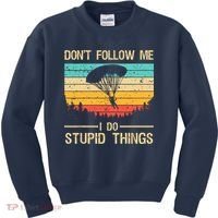 Funny Skydiving Art For Men Women Skydiver Skydive Lovers Kids Sweatshirt thumb 0