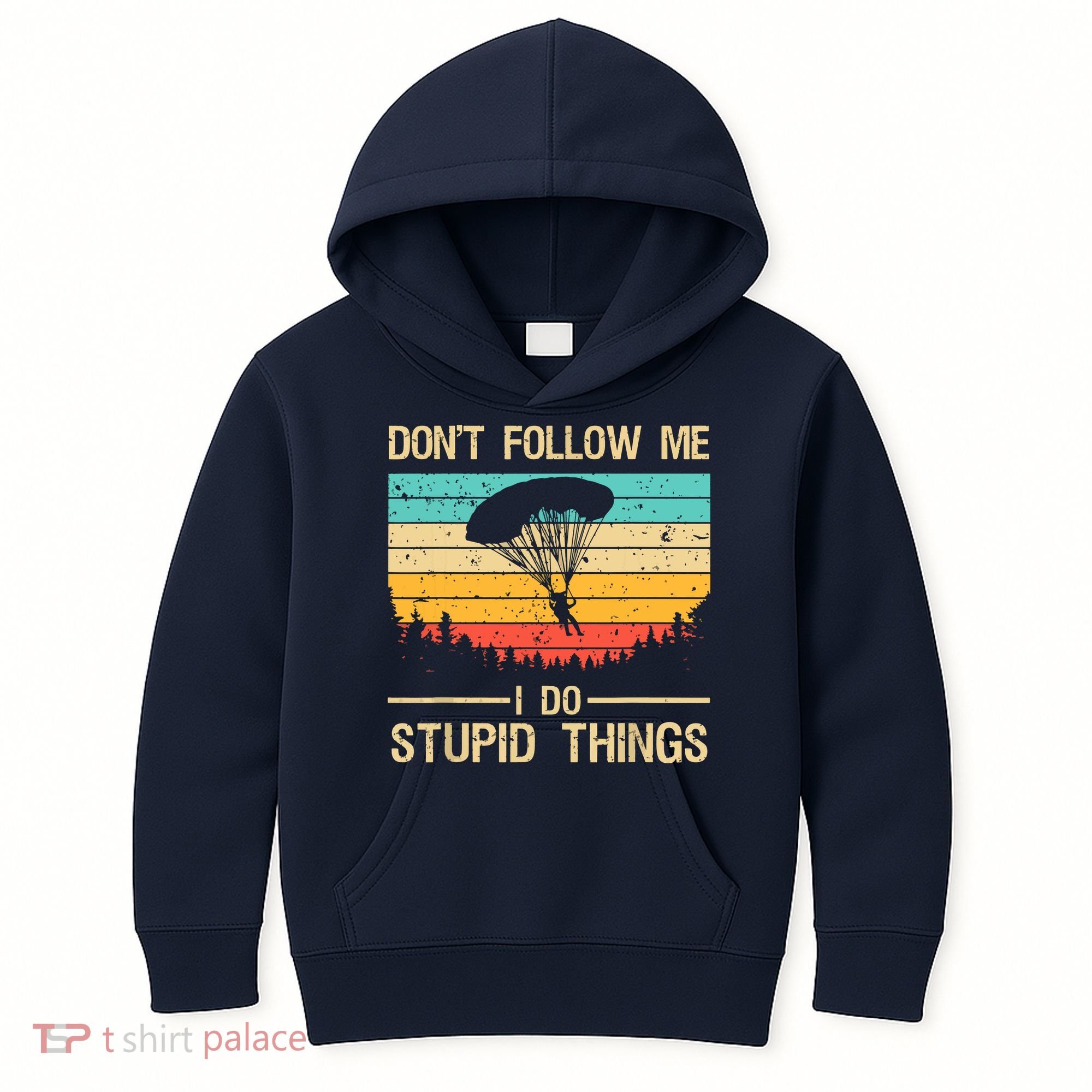Funny Skydiving Art For Men Women Skydiver Skydive Lovers Kids Hoodie