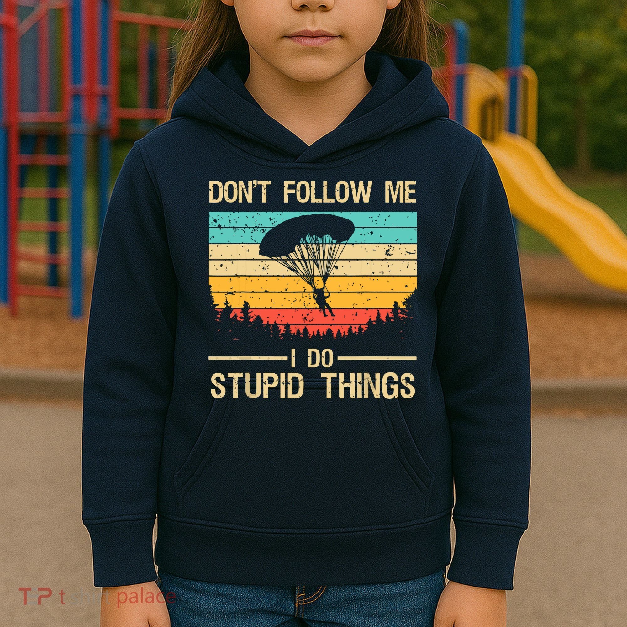Funny Skydiving Art For Men Women Skydiver Skydive Lovers Kids Hoodie