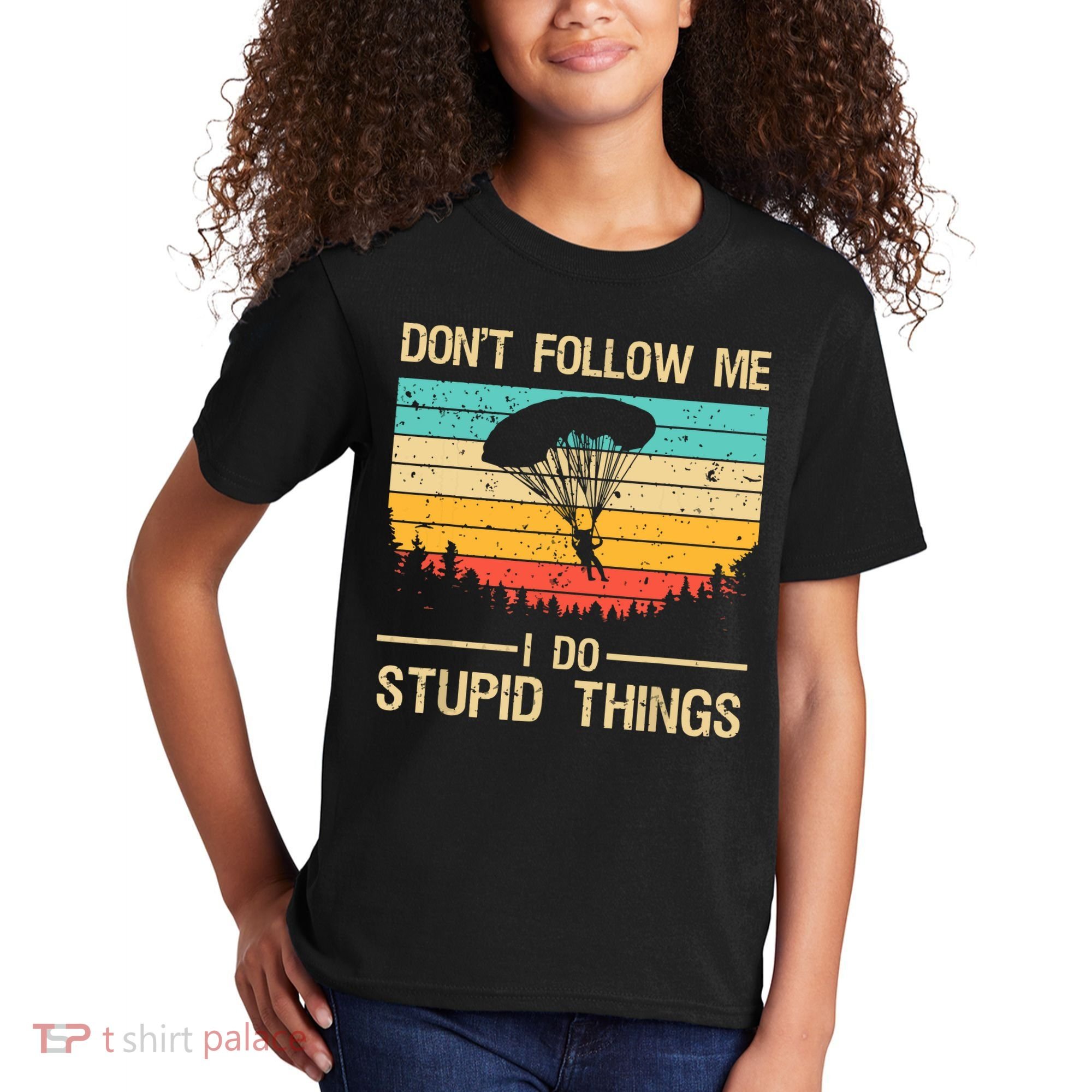 Funny Skydiving Art For Men Women Skydiver Skydive Lovers Kids T-Shirt
