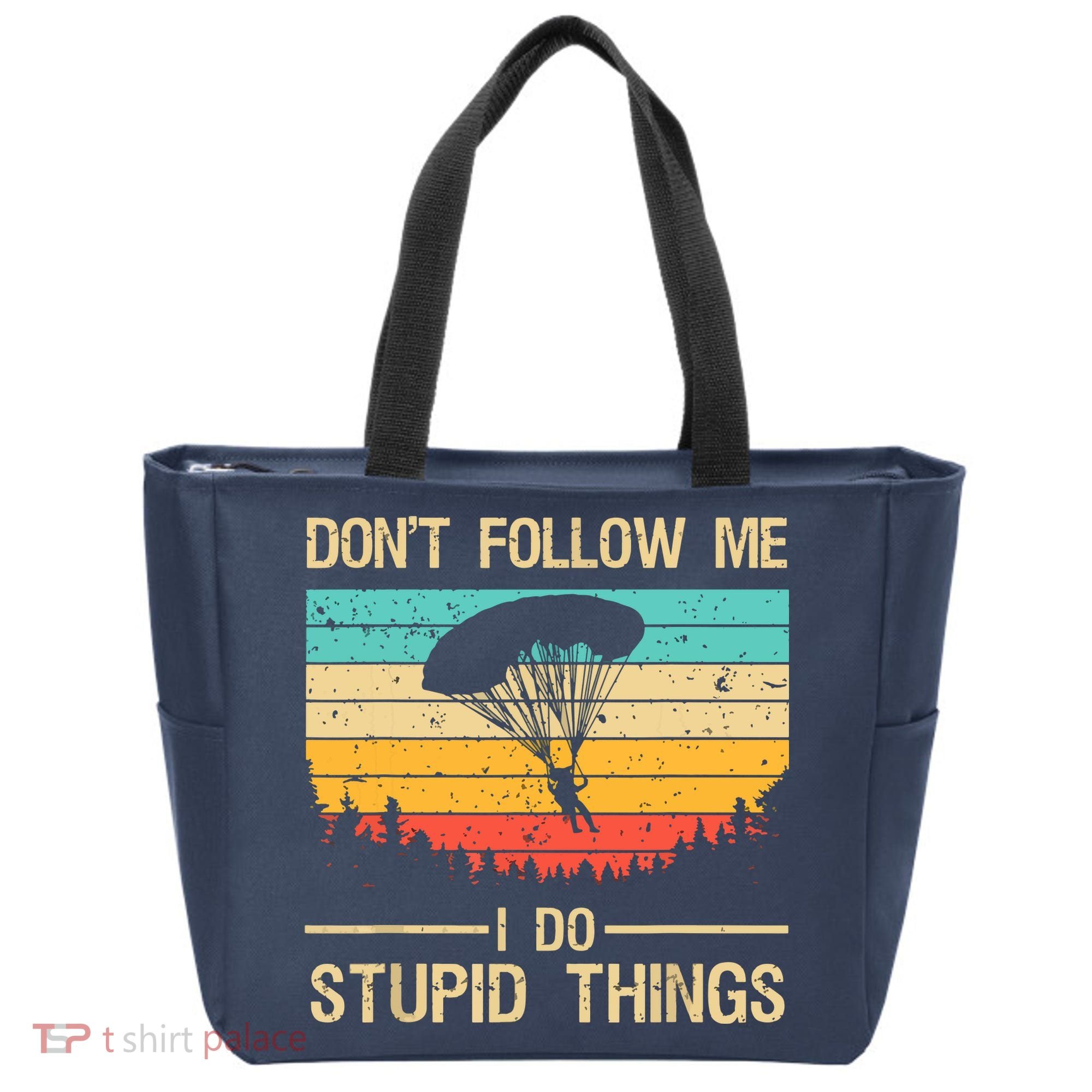 Funny Skydiving Art For Men Women Skydiver Skydive Lovers Tote Bag