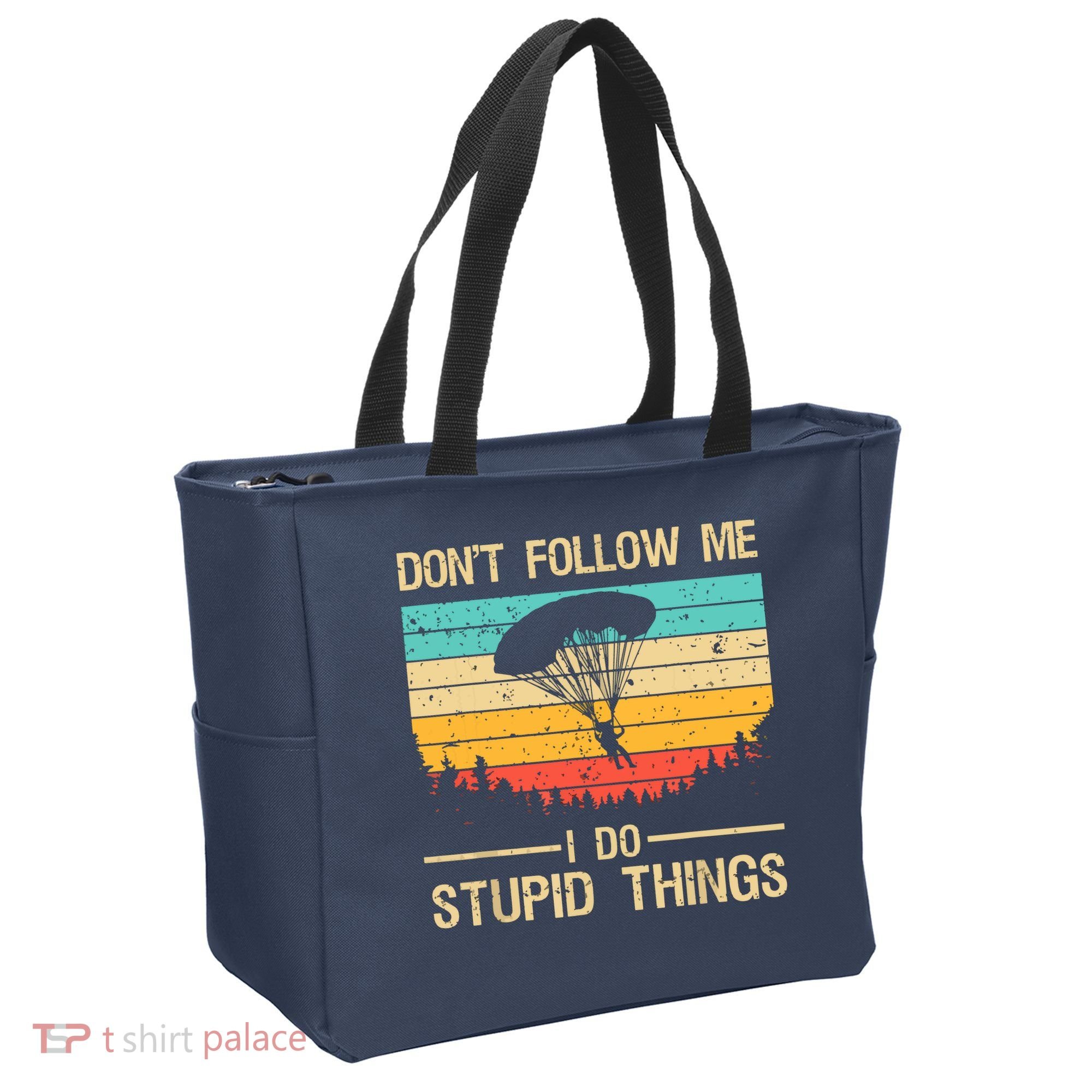 Funny Skydiving Art For Men Women Skydiver Skydive Lovers Tote Bag