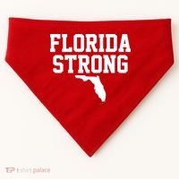 Florida Strong Awareness Hurricane Milton USA-Made Doggie Bandana thumb 0