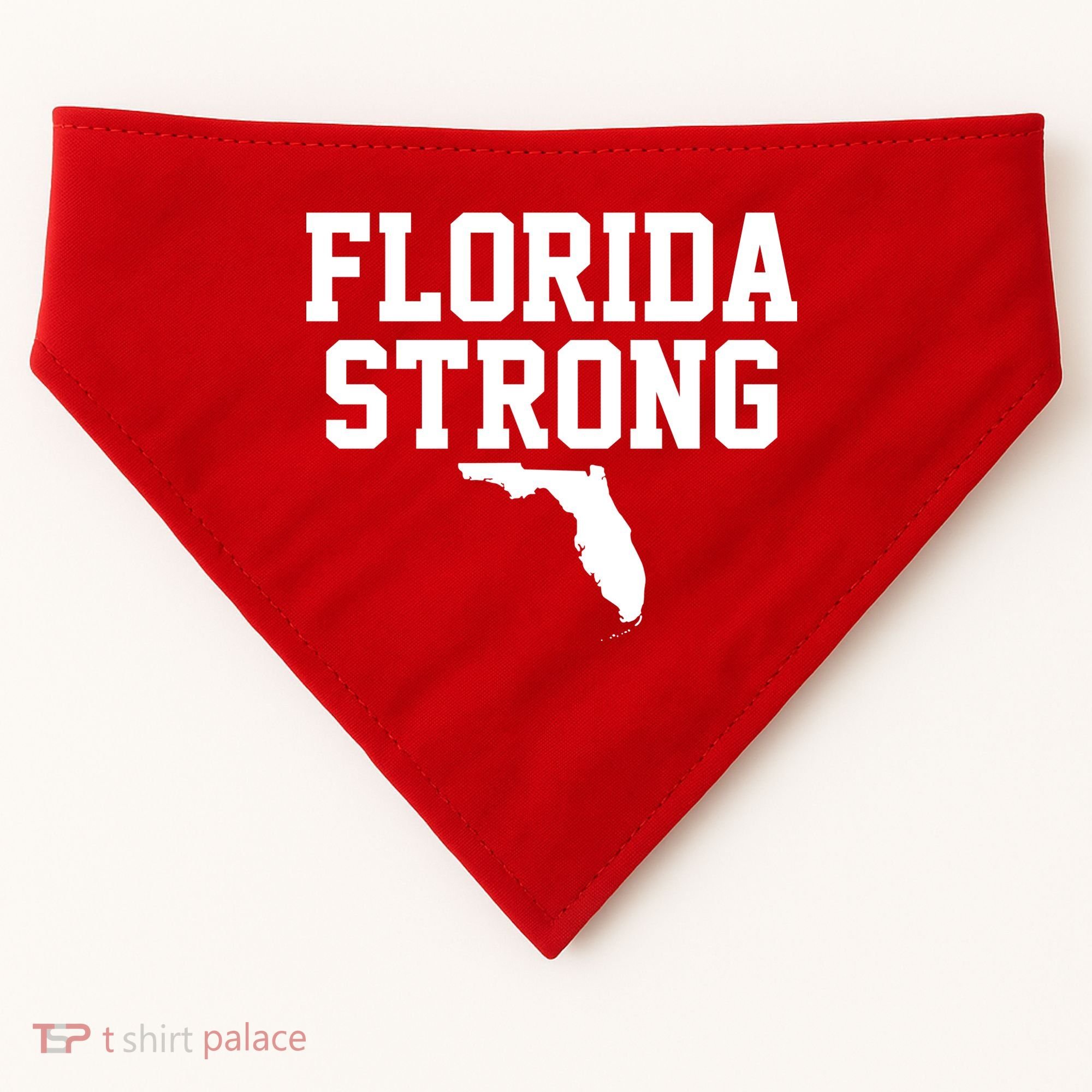 Florida Strong Awareness Hurricane Milton USA-Made Doggie Bandana