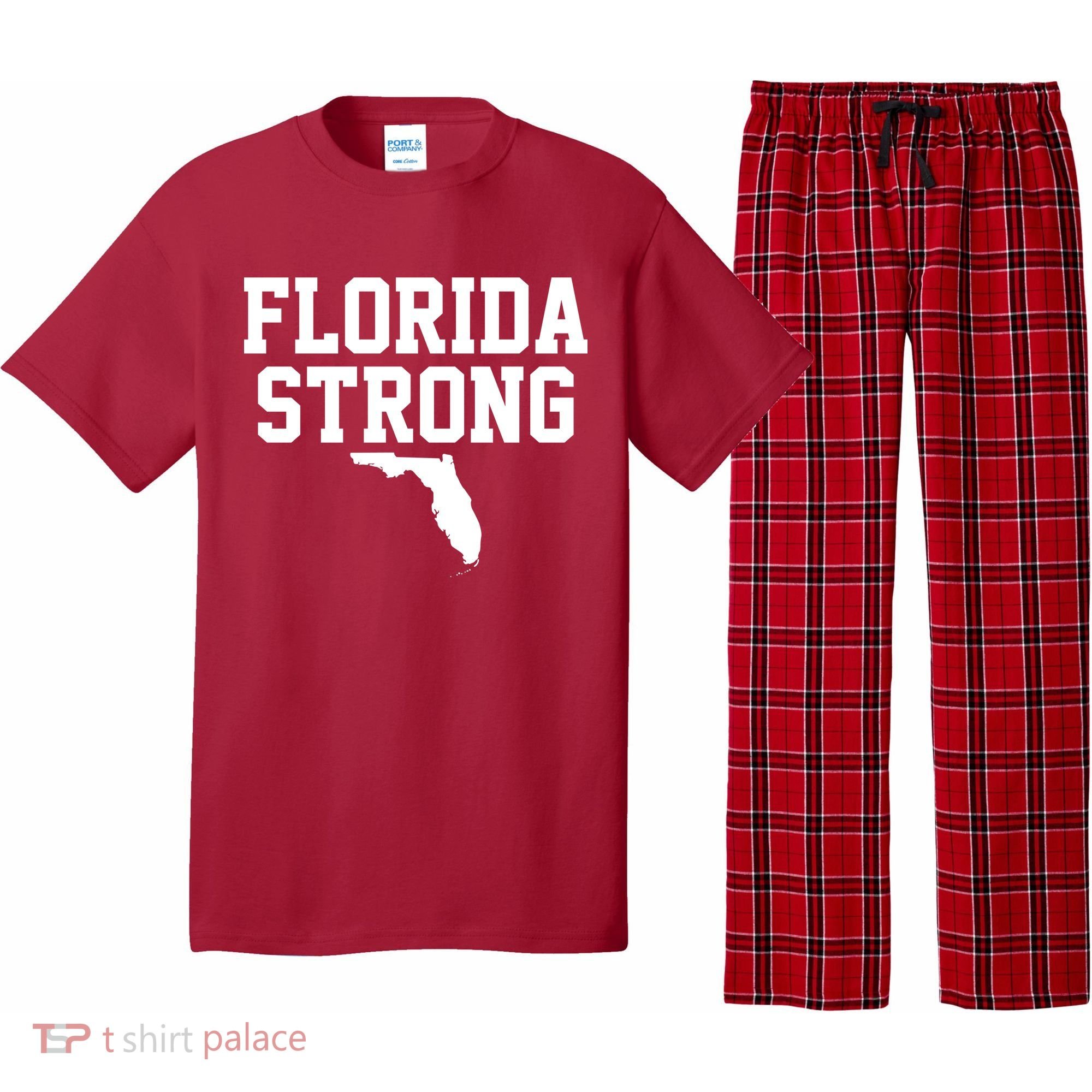 Florida Strong Awareness Hurricane Milton Pajama Set