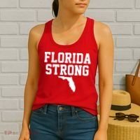 Florida Strong Awareness Hurricane Milton Women's Tank Top thumb 2