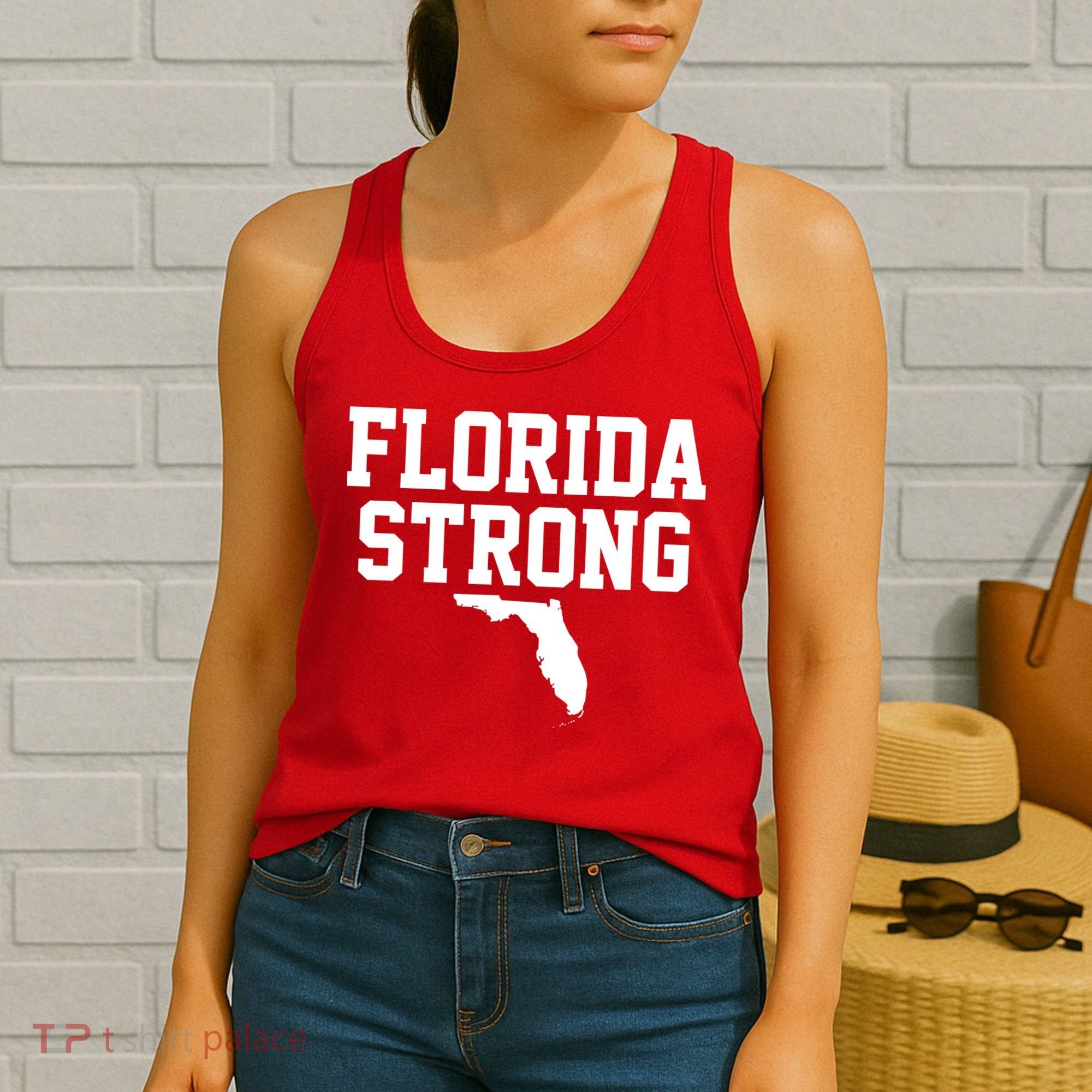 Florida Strong Awareness Hurricane Milton Women's Tank Top