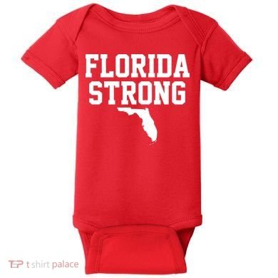 Florida Strong Awareness Hurricane Milton Baby Bodysuit