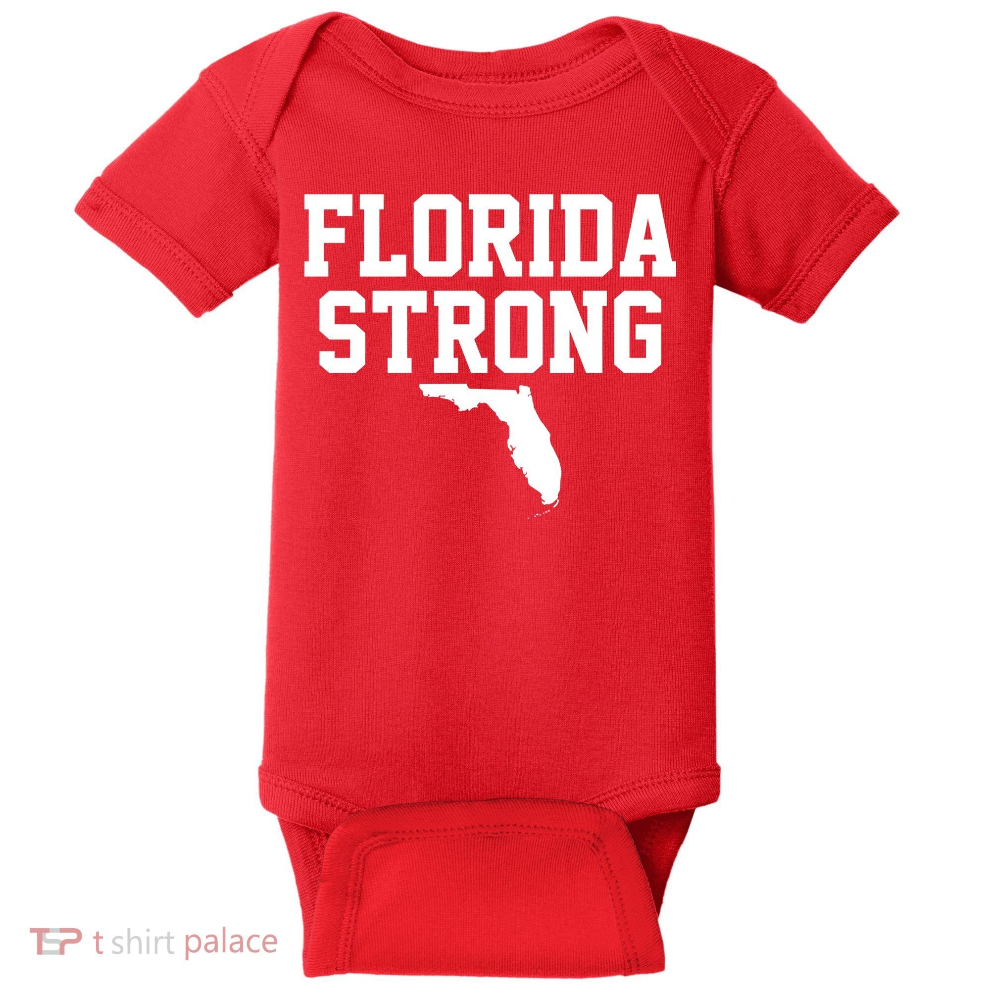 Florida Strong Awareness Hurricane Milton Baby Bodysuit