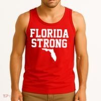 Florida Strong Awareness Hurricane Milton Tank Top thumb 3