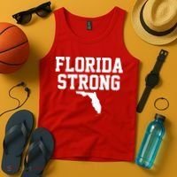 Florida Strong Awareness Hurricane Milton Tank Top thumb 4