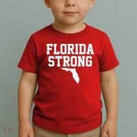 Florida Strong Awareness Hurricane Milton Toddler T-Shirt thumb 2