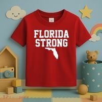 Florida Strong Awareness Hurricane Milton Toddler T-Shirt thumb 3