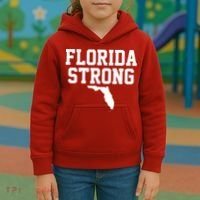 Florida Strong Awareness Hurricane Milton Kids Hoodie thumb 3