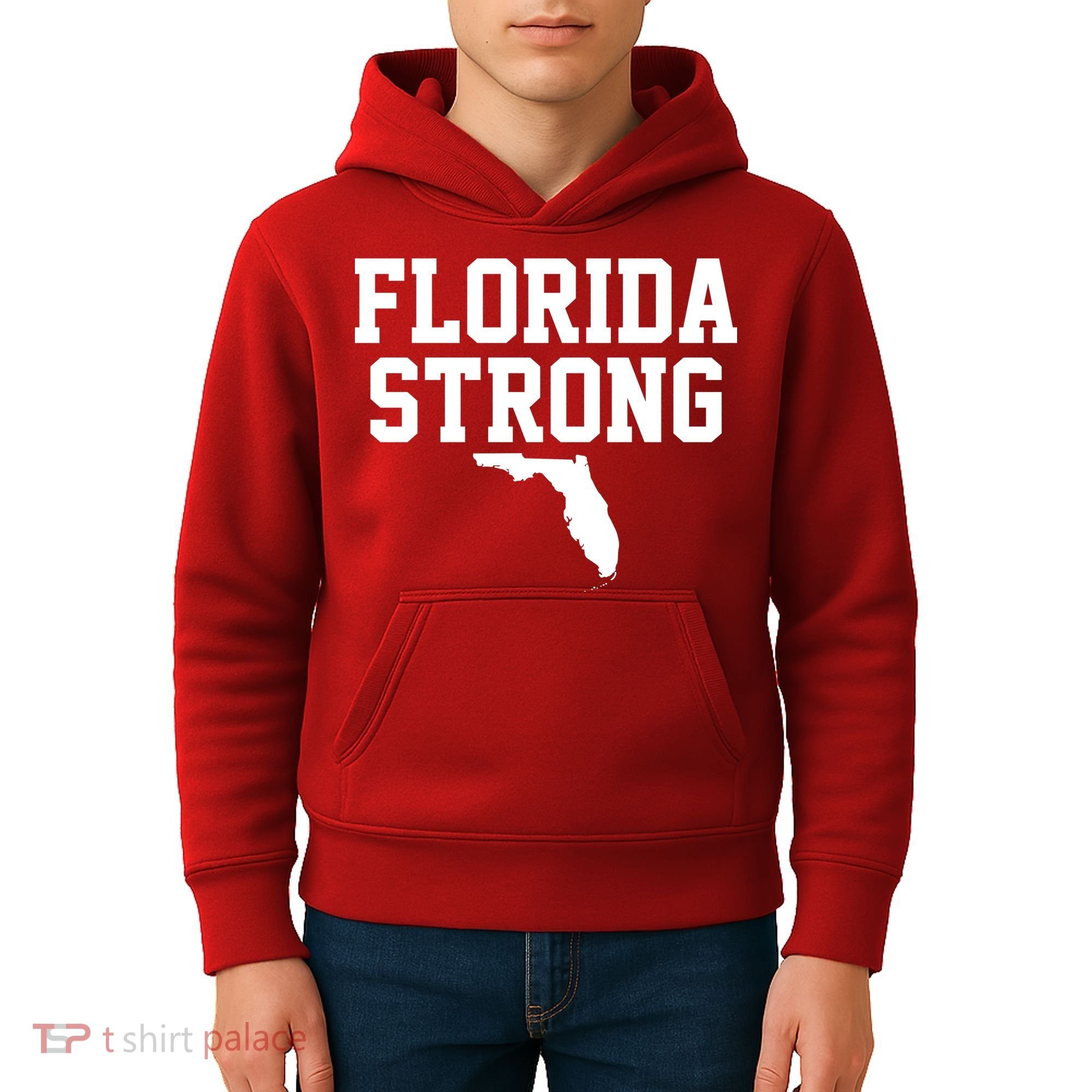 Florida Strong Awareness Hurricane Milton Kids Hoodie