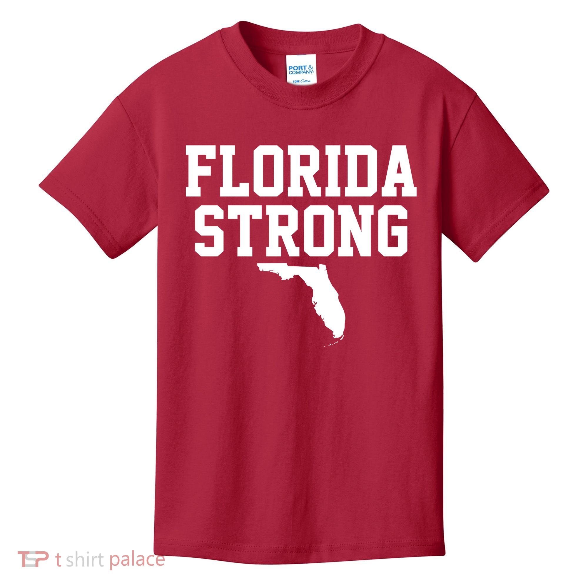 Florida Strong Awareness Hurricane Milton Kids T-Shirt