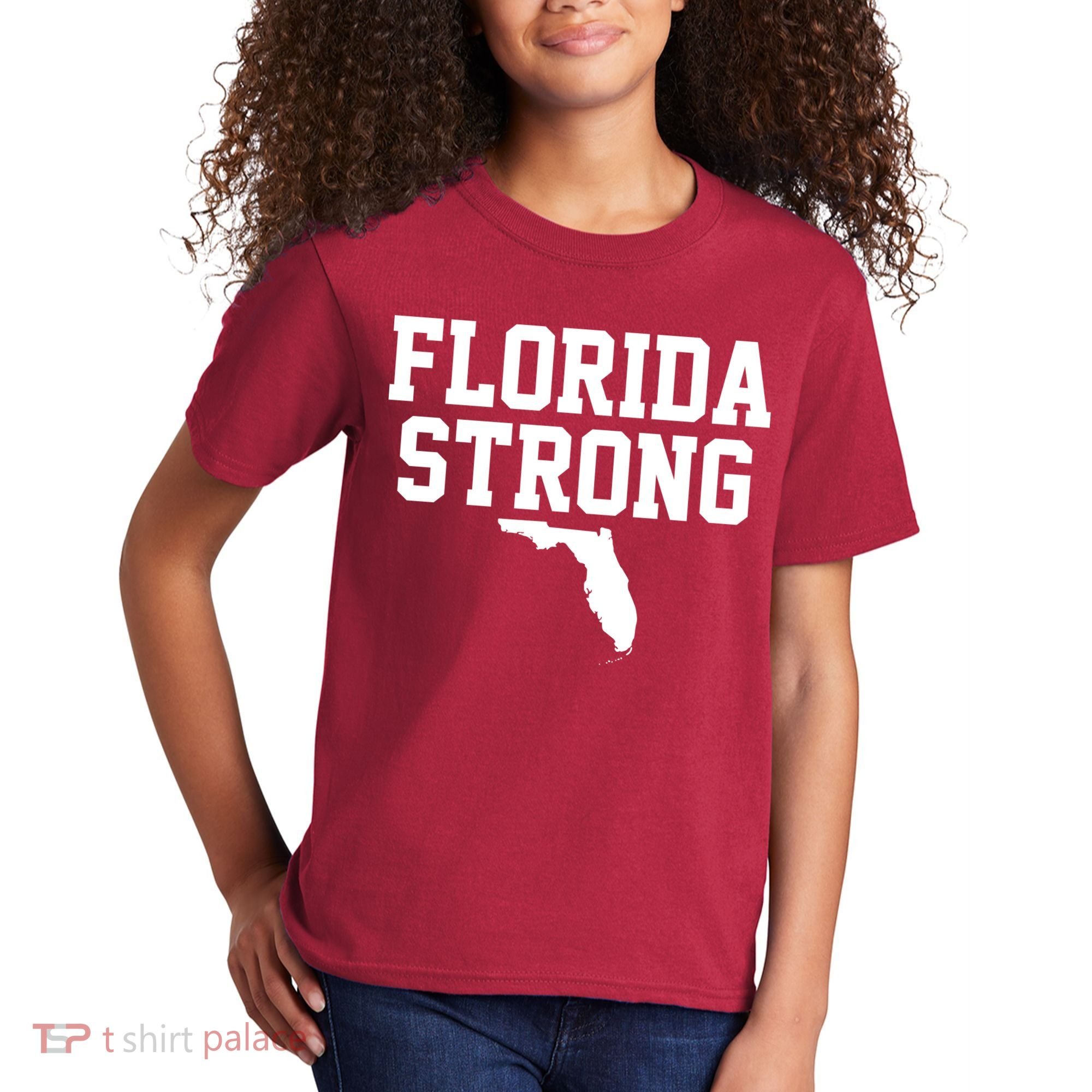 Florida Strong Awareness Hurricane Milton Kids T-Shirt
