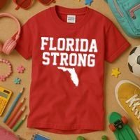 Florida Strong Awareness Hurricane Milton Kids T-Shirt thumb 3