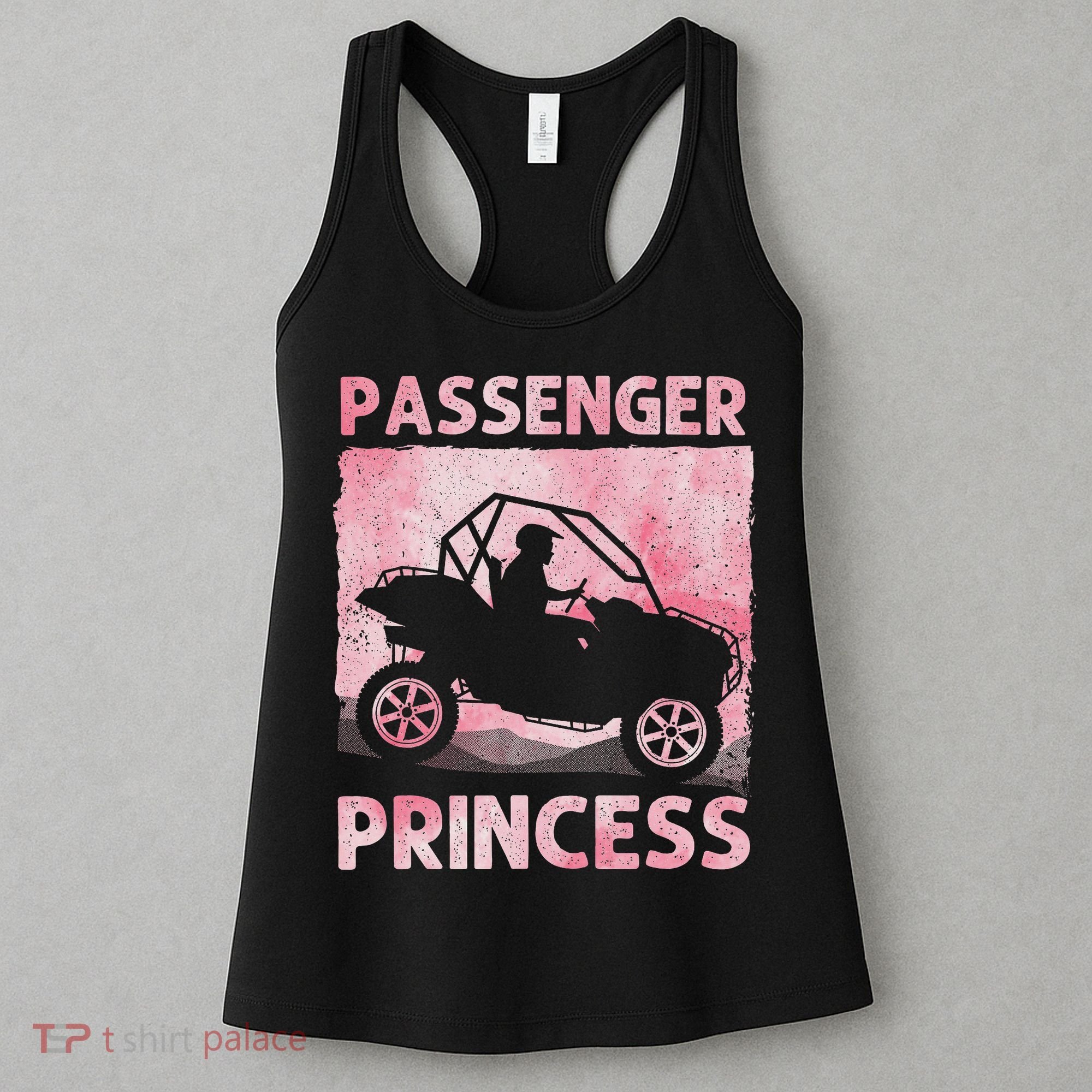 Funny SxS Art For Women Girl SxS UTV Offroading Side By Side  Women's Tank Top