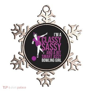 Funny Smart Assy Bowling Gift For Classy Bowler Women Ornament