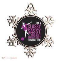 Funny Smart Assy Bowling Gift For Classy Bowler Women Ornament thumb 0