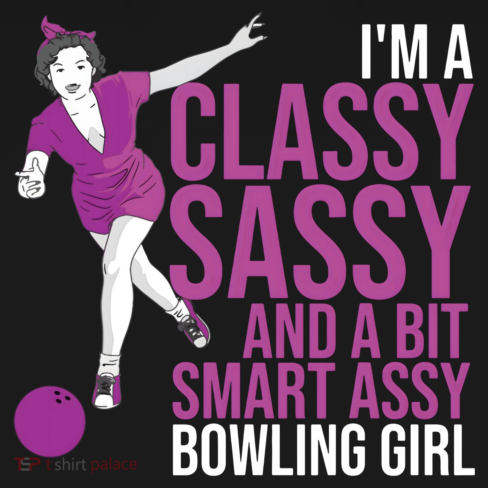 Funny Smart Assy Bowling Gift For Classy Bowler Women Ornament