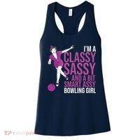 Funny Smart Assy Bowling Gift For Classy Bowler Women Women's Tank Top thumb 0