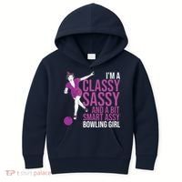 Funny Smart Assy Bowling Gift For Classy Bowler Women Kids Hoodie thumb 0
