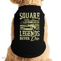 Funny Squarebody American Flag Classic Truck Doggie Tank thumb 0