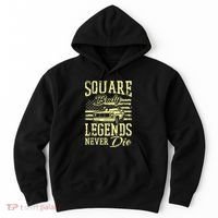 Funny Squarebody American Flag Classic Truck Hoodie thumb 0