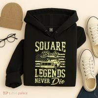 Funny Squarebody American Flag Classic Truck Hoodie thumb 4