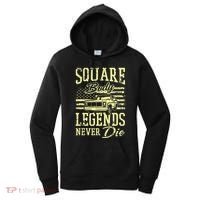 Funny Squarebody American Flag Classic Truck Women's Hoodie thumb 0