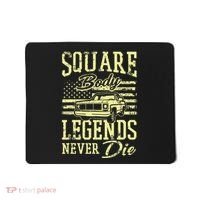 Funny Squarebody American Flag Classic Truck Mousepad thumb 0