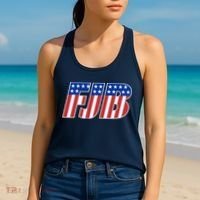 FJB Stars And Stripes Women's Tank Top thumb 2