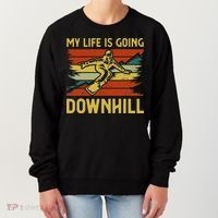 Funny Snowboarding Art For Women Snowboard Snowboarder Women's Sweatshirt thumb 0