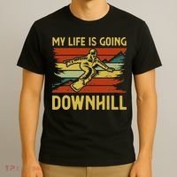Funny Snowboarding Art For Women Snowboard Snowboarder T-Shirt thumb 3