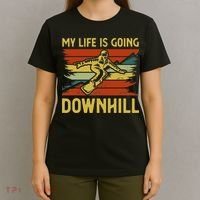 Funny Snowboarding Art For Women Snowboard Snowboarder T-Shirt thumb 4